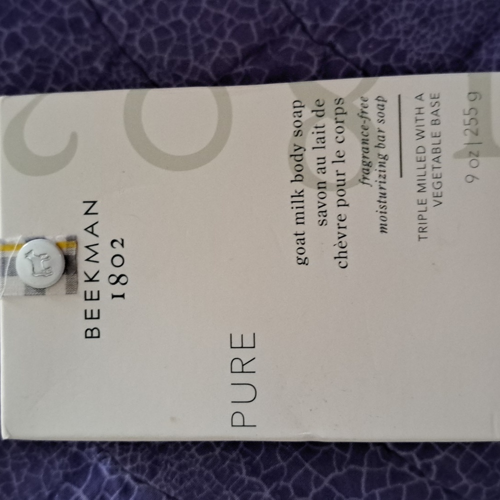 Beekman 1802 Pure Fragrance-Free Goat Milk Soap
